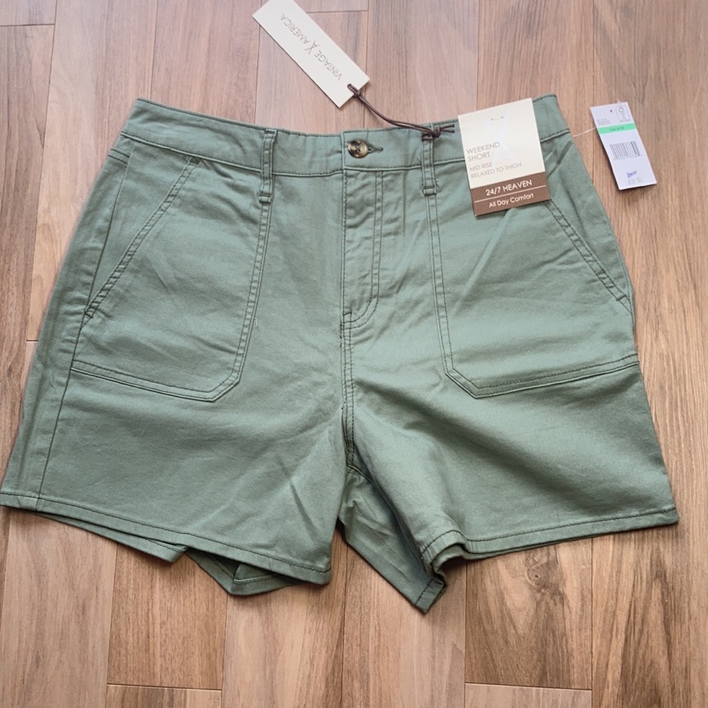 Vintage America weekend short midrise relaxed to thigh 8 / 29 - Picture 3 of 15